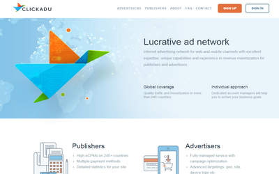 ClickAdu logo