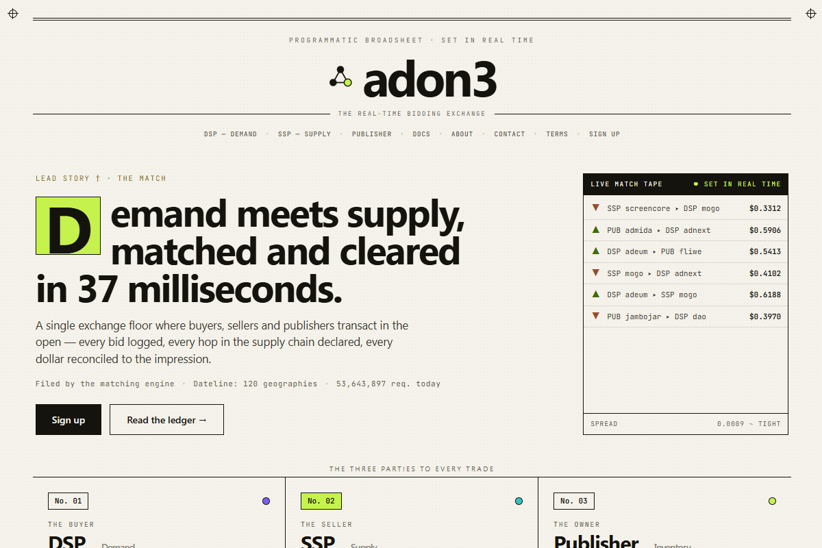 Adon3 logo