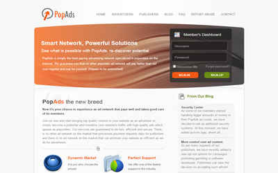 PopAds logo