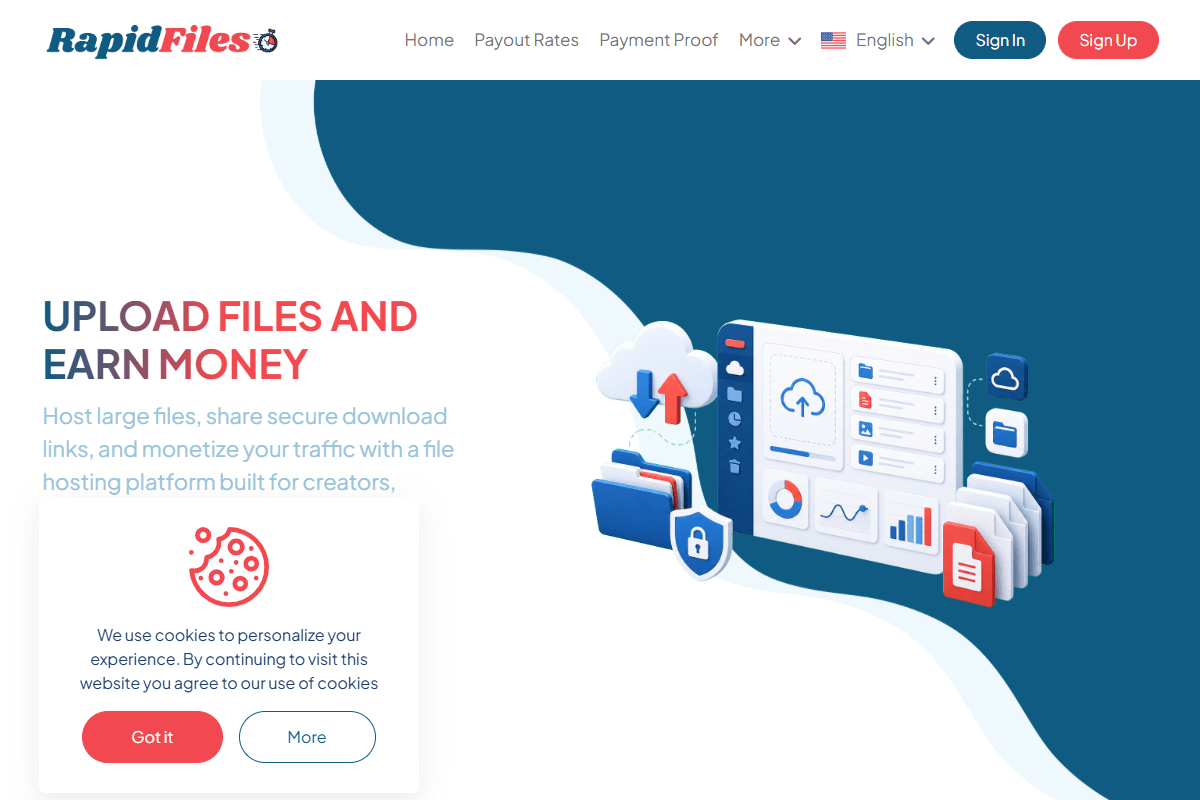 RapidFiles logo