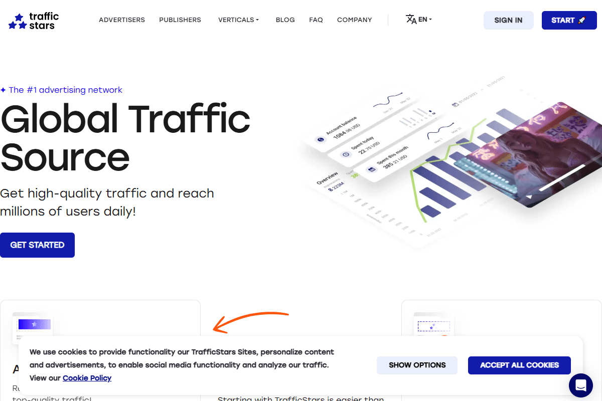 TrafficStars logo