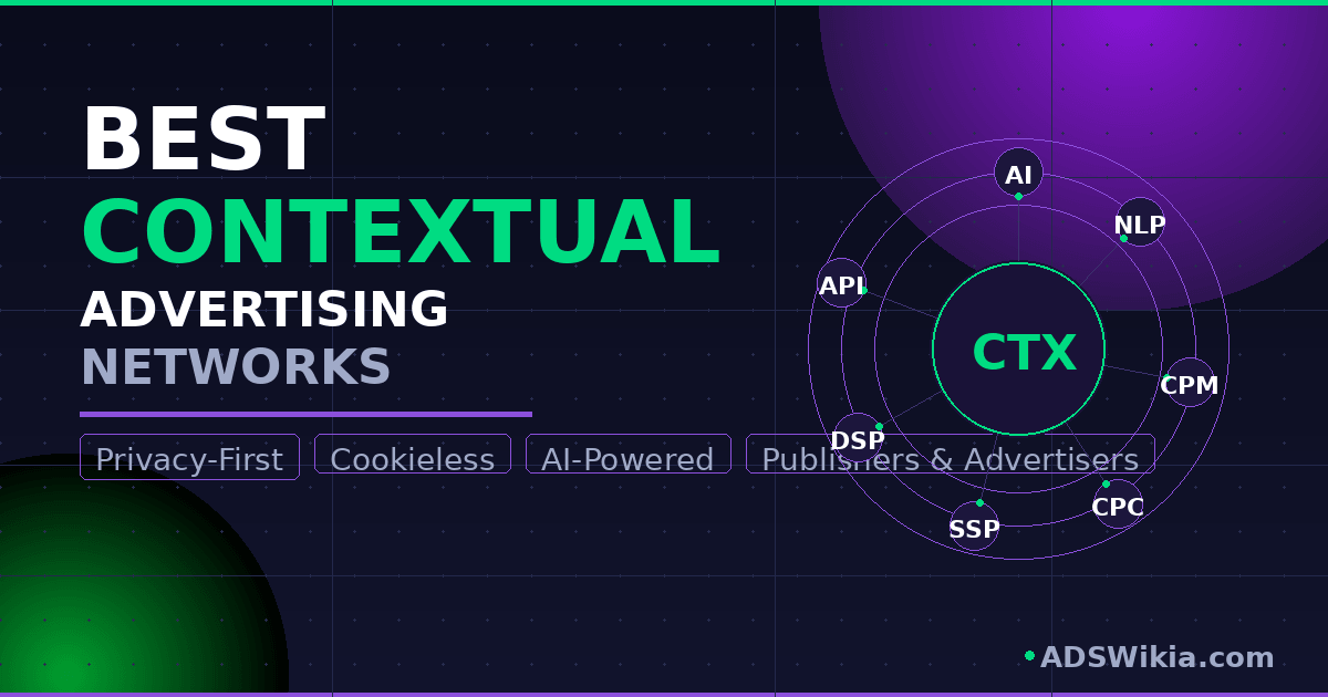 List of TOP 10 Best Contextual Advertising Networks advertising networks list